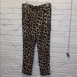 Forever 21 High Waisted Cheetah Pants